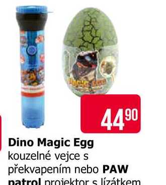 Dino Magic Egg kouzelné vejce s překvapením nebo PAW patrol projektor s lízátkem