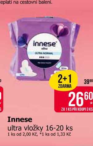 Innese ultra vložky 16-20 ks 
