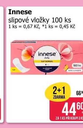 Innese slipové vložky 100 ks 