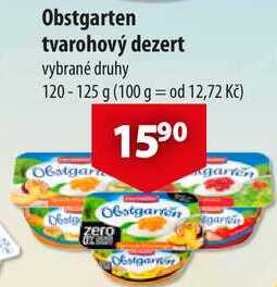 Obstgarten tvarohový dezert, 120-125 g