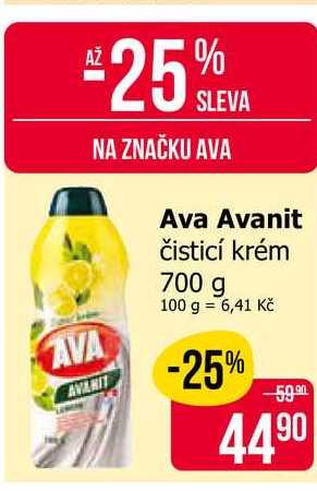Ava Avanit čisticí krém 700 g 