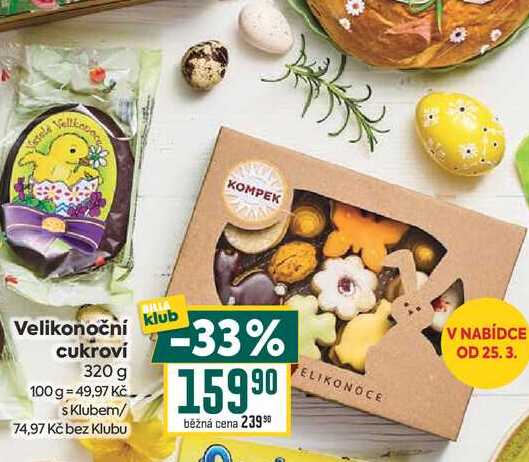 Velikonoční cukroví 320 g