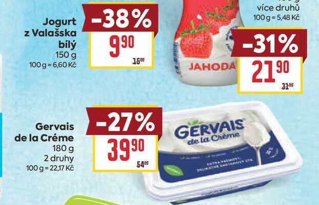 Gervais de la Créme 180 g 