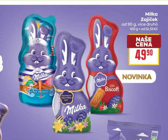 Milka Zajíček od 90 g