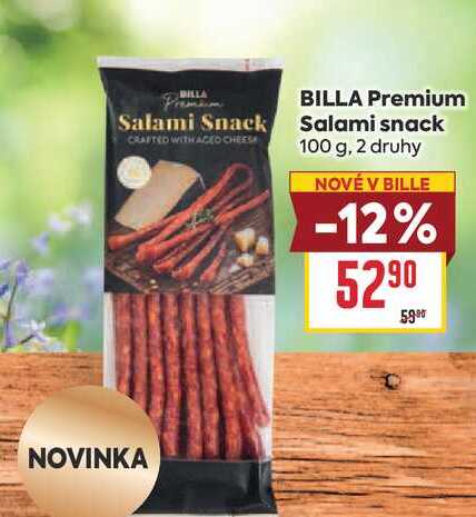 BILLA Premium Salami Snack 100g