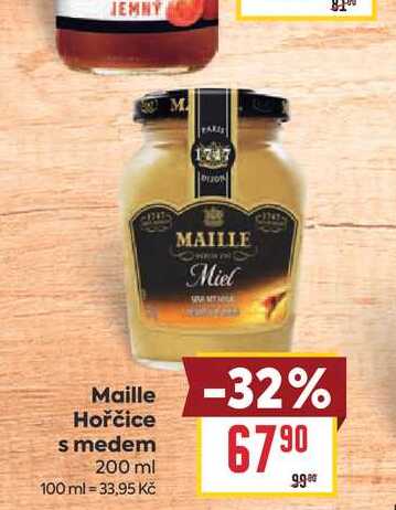 Maile Hořčice s medem 200 ml 