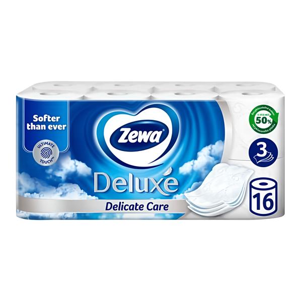 Zewa Deluxe Delicate Care toaletní papír 3 vrstvý, 16 rolí