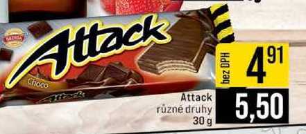 Attack různé druhy 30 g 