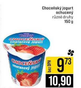 Choceňský jogurt ochucený různé druhy 150 g