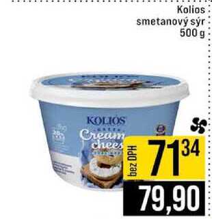 Kolios smetanový sýr 500 g