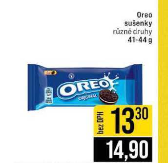 Oreo sušenky různé druhy 41-44 g 