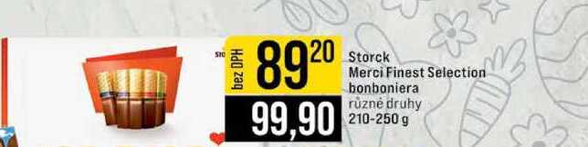 Storck Merci Finest Selection bonboniera různé druhy 210-250 g 