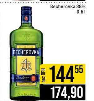 Becherovka 38% 0,5l