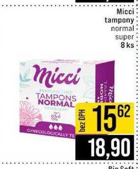 Micci tampony normal super 8 ks 