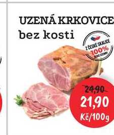 UZENÁ KRKOVICE bez kosti 100g 