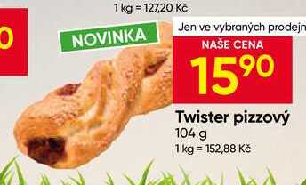 Twister pizzový 104 g