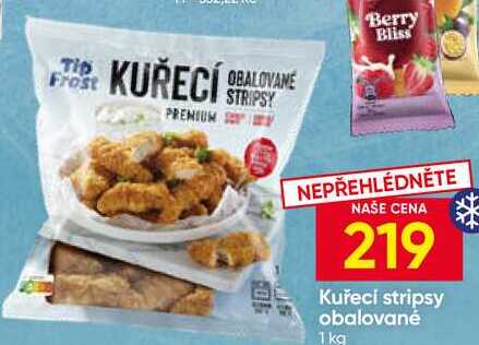 Kuřecí stripsy obalované 1 kg