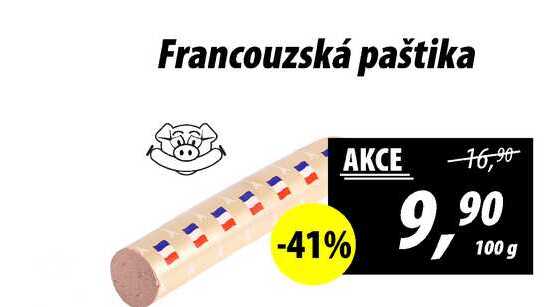 Francouzská paštika, 100 g