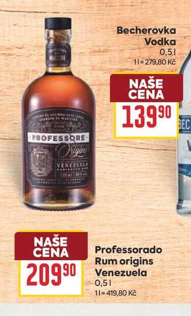 Professorado Rum origins Venezuela 0,5l