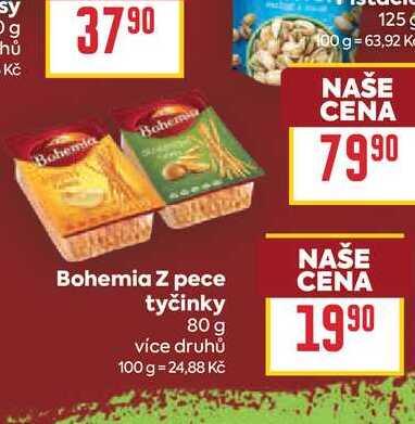 Bohemia Z pece tyčinky 80 g