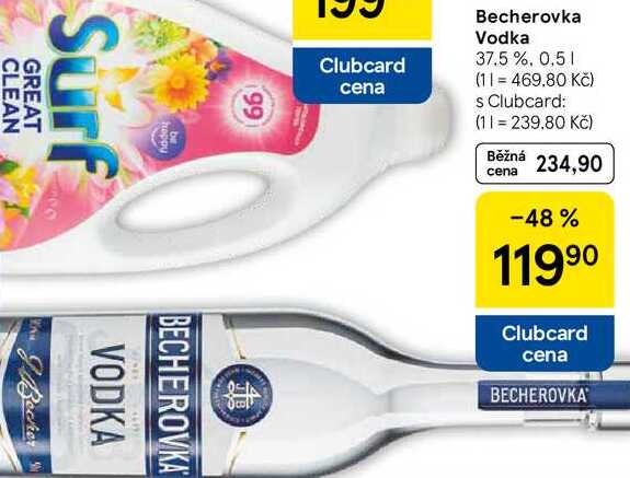 Becherovka Vodka 37.5%, 0,5 l