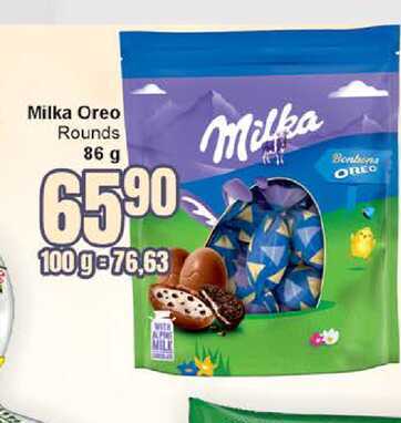 Milka Oreo Rounds 86 g 