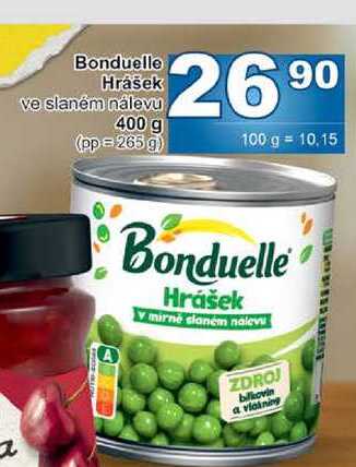 Bonduelle Hrášek ve slaném nálevu 400 g 