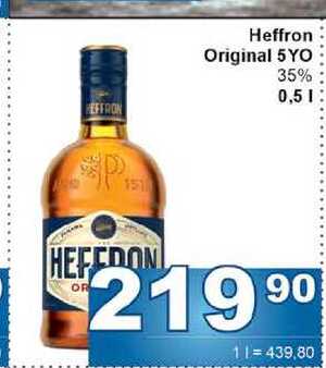 Heffron Original 5 YO 35% 0,5l