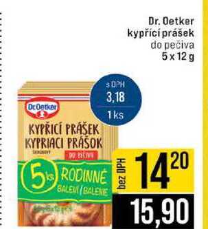 Dr. Oetker kypřící prášek do pečiva 5x12 g
