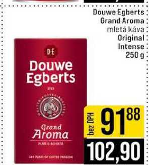 Douwe Egberts Grand Aroma mletá káva Original Intense 250 g