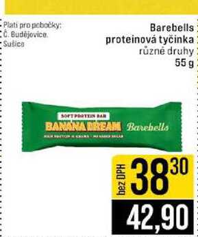 Barebells proteinová tyčinka různé druhy 55 g