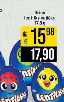 Orion lentilky vajíčka 17,5 g