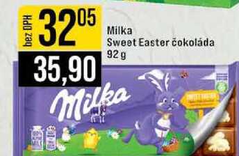 Milka Sweet Easter čokoláda 92 g 