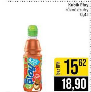 Kubík Play různé druhy 0,4l