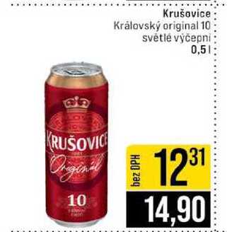 Krušovice Královský original 10 světlé výčepni 0,5l