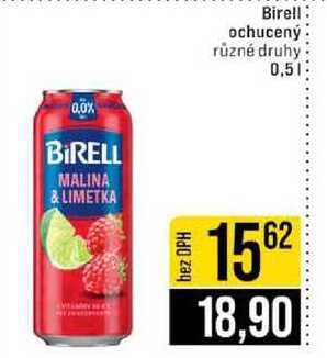 Birell ochucený různé druhy 0,5l