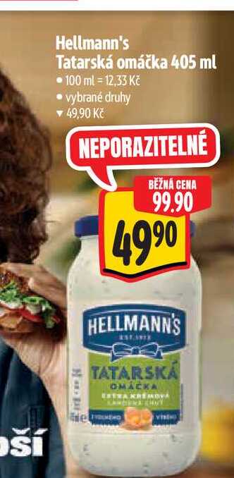 Hellmann's Tatarská omáčka 405 ml 