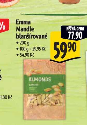 Emma Mandle blanšírované  200 g 