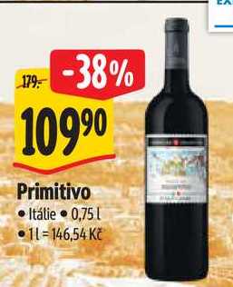 Primitivo, 0,75 l