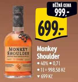 Monkey Shoulder, 0,7 l