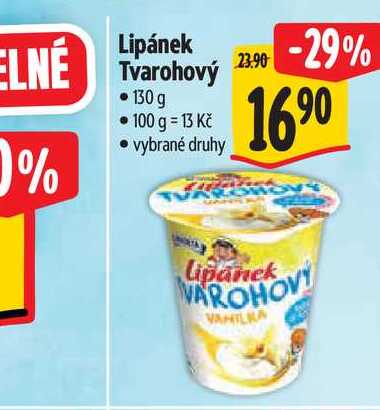   Lipánek Tvarohový  130 g 
