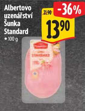Albertovo uzenářství Sunka Standard, 100 g 