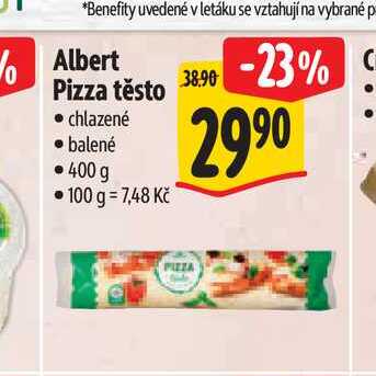 Albert Pizza těsto 400 g