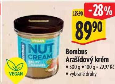 Bombus Arašídový krém, 300 g 
