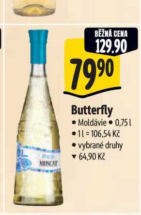 Butterfly 0,75 l