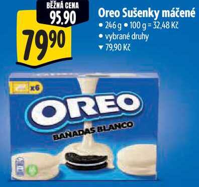 Oreo Sušenky máčené, 246 g 