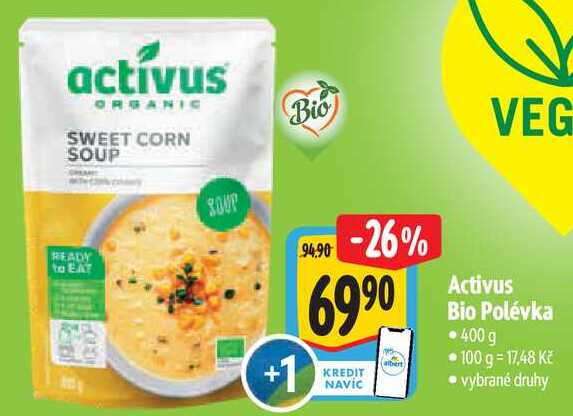 Activus Bio Polévka, 400 g