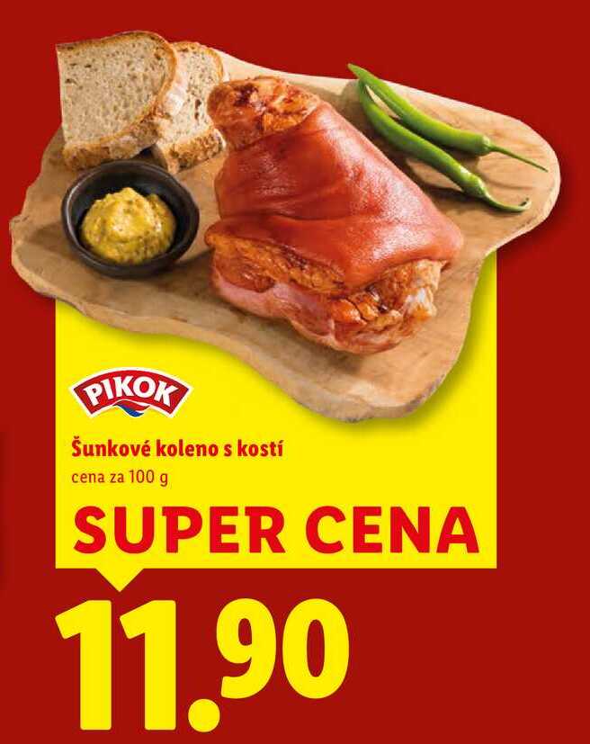 Šunkové koleno s kostí, cena za 100 g