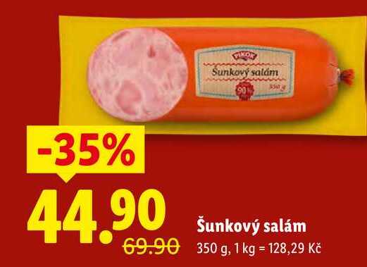 Šunkový salám, 350 g