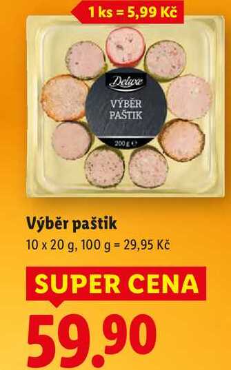 Výběr paštik, 10x 20 g